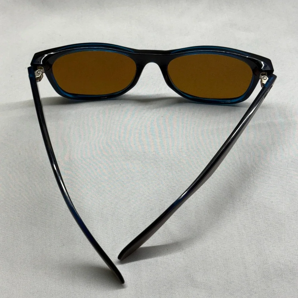 Ray-Ban Used Wayfarer RB2132 Sunglasses Unisex 55mm Blue Brown Good Prescription